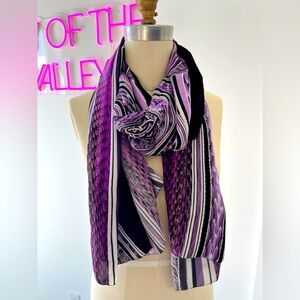 Roberto Cavalli Psychedelic Snake Scarf
